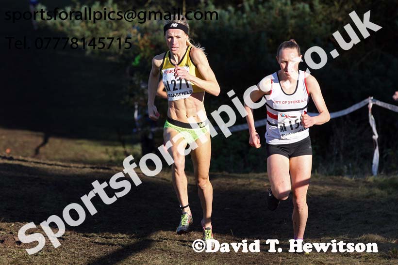 Senior womens National Cross Country Relay, Berry Hill Park, Mansfield. Photo:  David T. Hewitson/Sports for All Pics